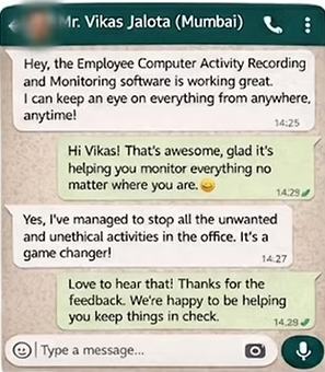 Customer success story screenshot